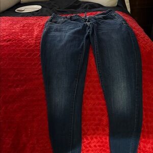 Old Navy Women's Deep Blue Skinny Jeans